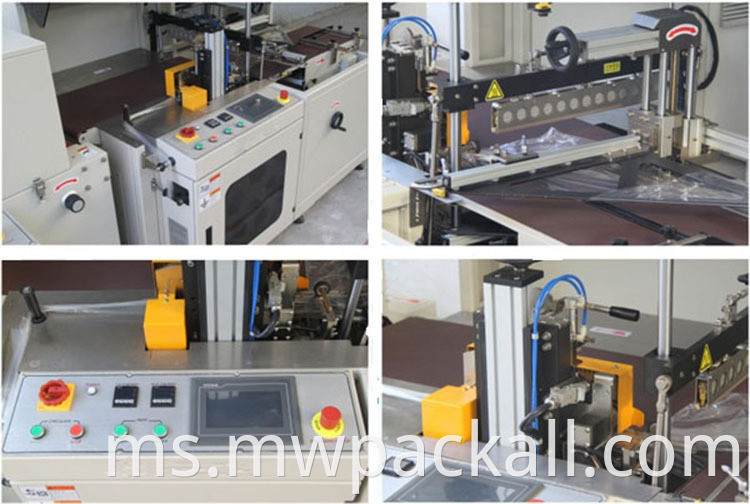 Automatik L Type Shrink Wrapping Machine dan Terowong Pembungkusan PE Filem mengecut mesin pembungkusan terowong untuk papan luncur